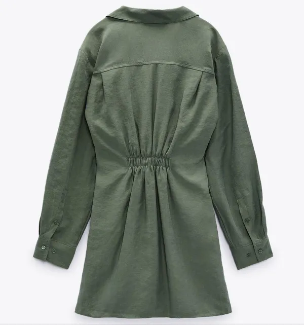 ZARA WRAP DRESS WITH POCKET - Image 4