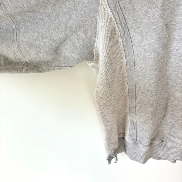 Aerie Gray Oversized Crewneck Sweatshirt Athleisure Loungewear Cozy - Image 6