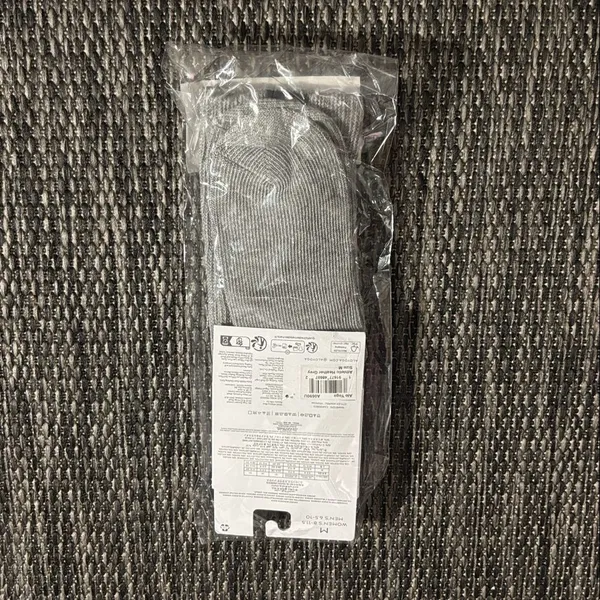 Alo Yoga Unisex Scrunch Sock Athletic Heather Grey Size Medium NEW - Image 2
