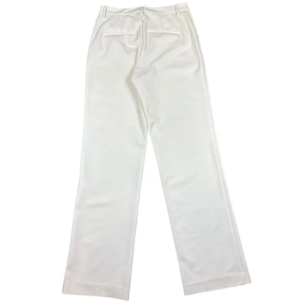 NWT‎ Good American Ivory Cream Wide Leg Trouser Pants High Rise Pants Size 6/28 - Image 4
