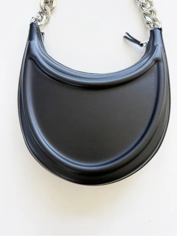 Zara Half Moon Chain Purse - Image 3