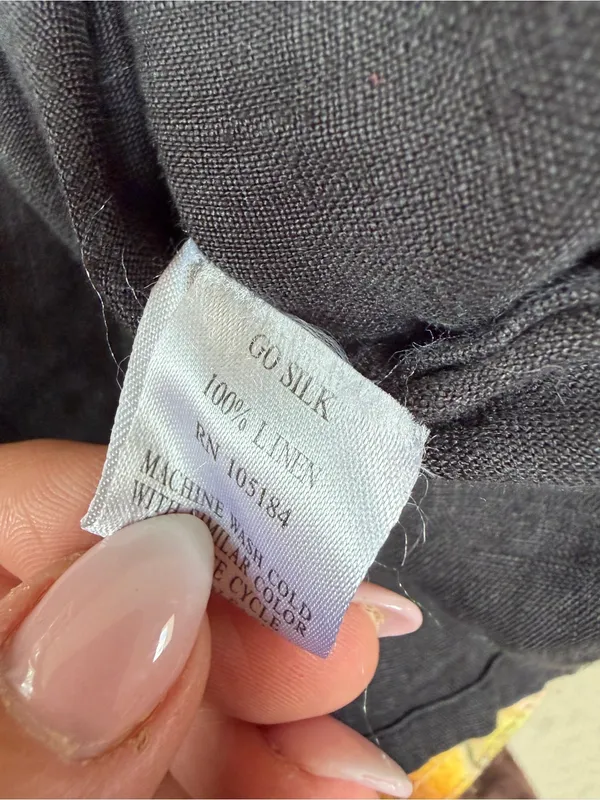 Go Silk linen Lagenlook dress size medium - Image 6