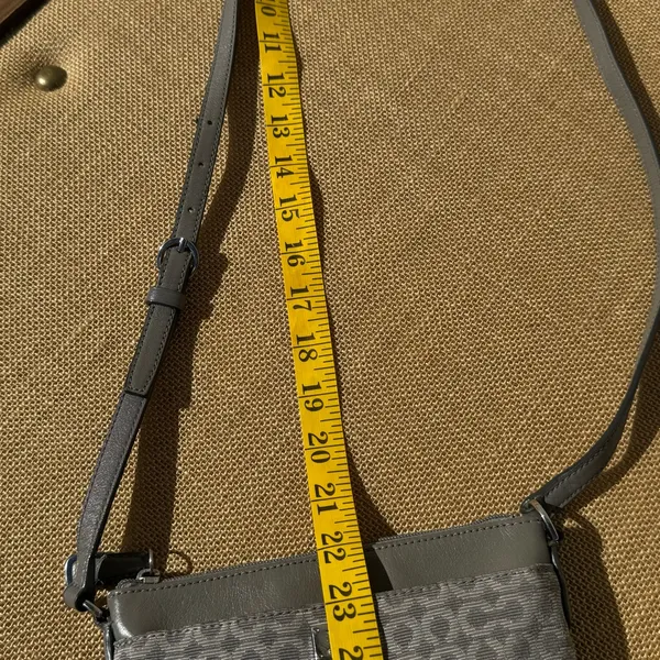 Coach Madison Op Art Swingpack Crossbody Gray Signature 52284E - Image 6