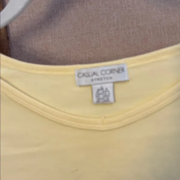 FINAL MARKDOWN Corner Soft Yellow Long Sleeve Shirt large - Image 4