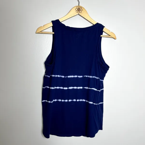 Old Navy Blue Striped Tank Top - Image 5