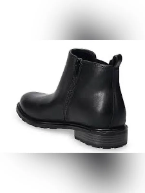 Women’s Sonoma Black Leather Chelsea Ankle Boot Size 7 - Image 3
