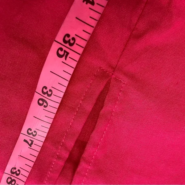 NWT By Anthropologie One-Shoulder Ruffle Linen Column Midi Dress pink‎ sz XL - Image 8