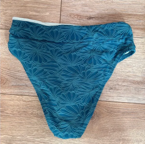Cupshe Blue Floral Bikini Bottoms - Image 3