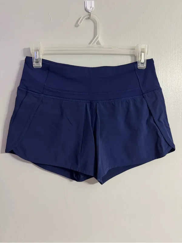 Lululemon Athletica Navy Blue Workout Athletic Shorts Size 2 - Image 10