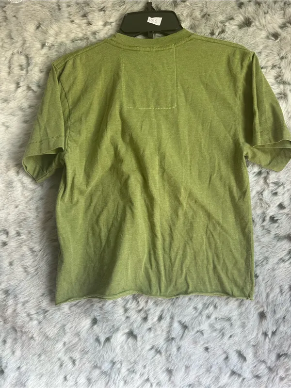 63. Aviator Nation cropped raw hem xs - Image 2