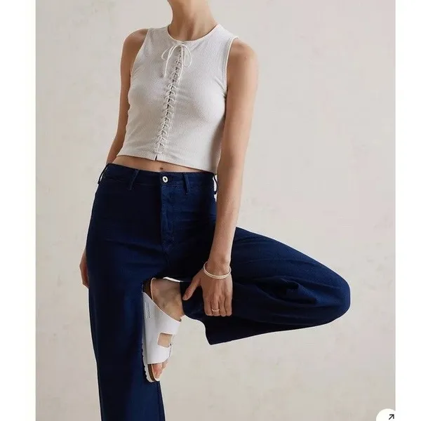 Pilcro The Skipper Long High-Rise Jeans Size 27 - Image 4
