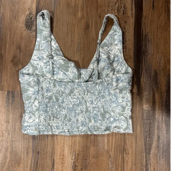 Abercrombie Floral Cropped Tank - Image 2