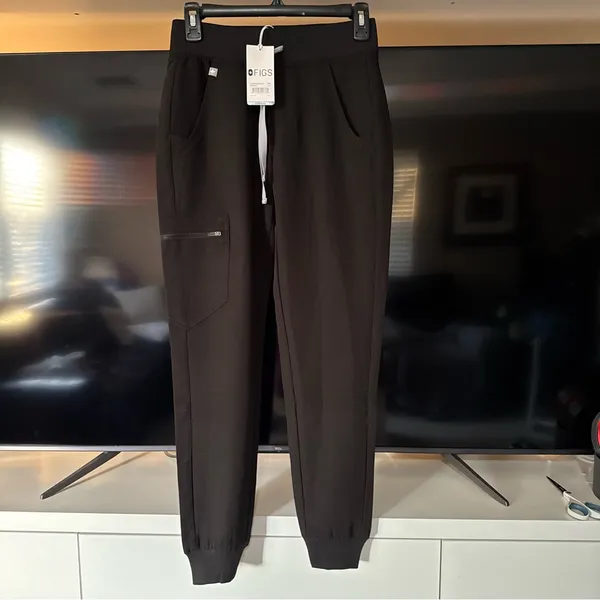 Figs NWT Zamora 2.0 Joggers Pants Black - Image 4
