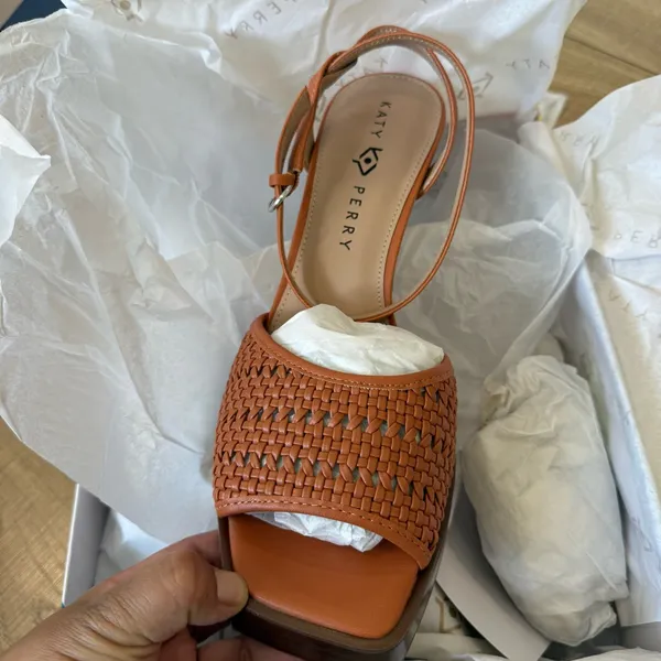 Katy PerryThe Steady Ankle Strap Sandal Size 11M Brown - Image 3