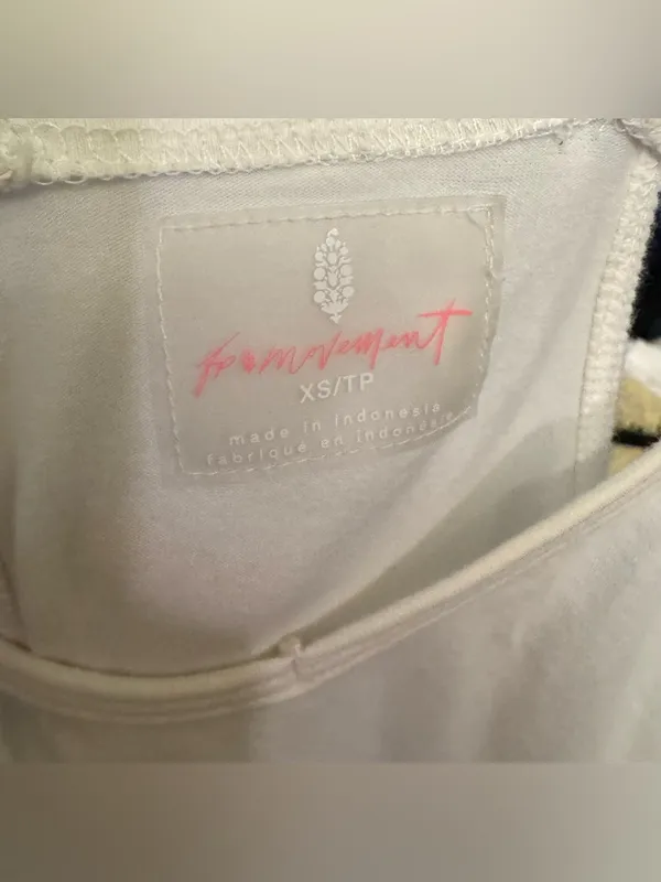 NWOT Free People FP Movement Hot Shot Romper - white - XS - Image 11
