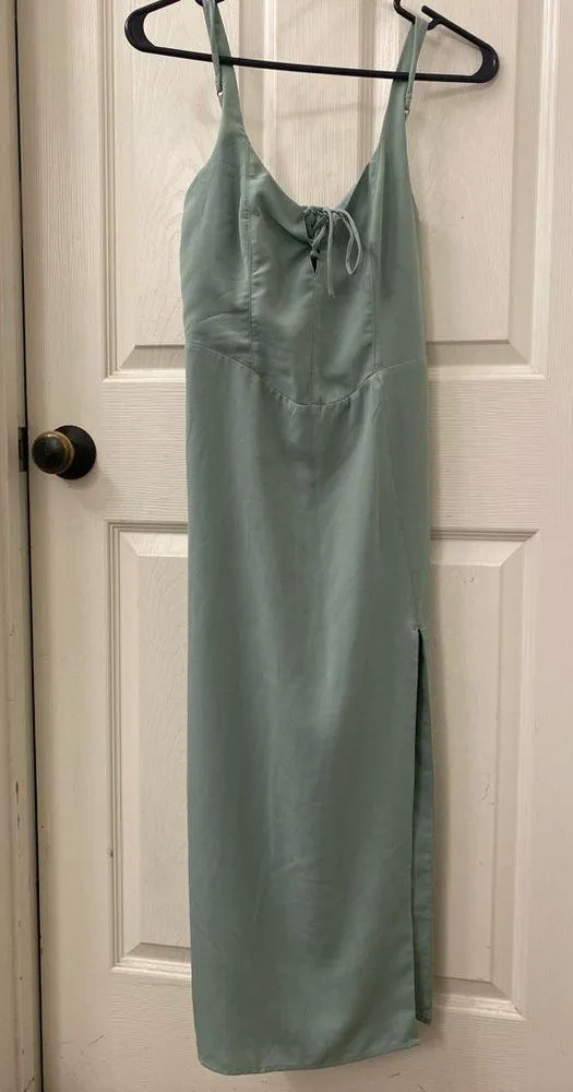 Abercrombie & fitch Elegant Mint Green Dress size small - Image 3