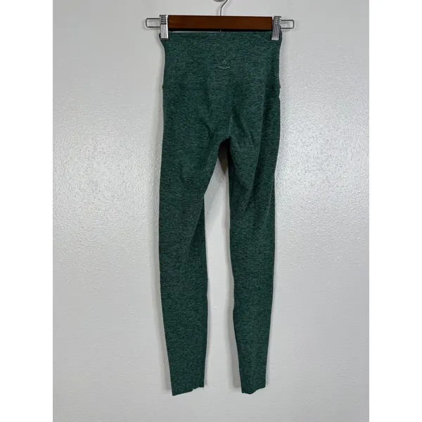 Beyond Yoga Spacedye High Waisted Leggings Forest Green Heather XS USA Made - Image 2