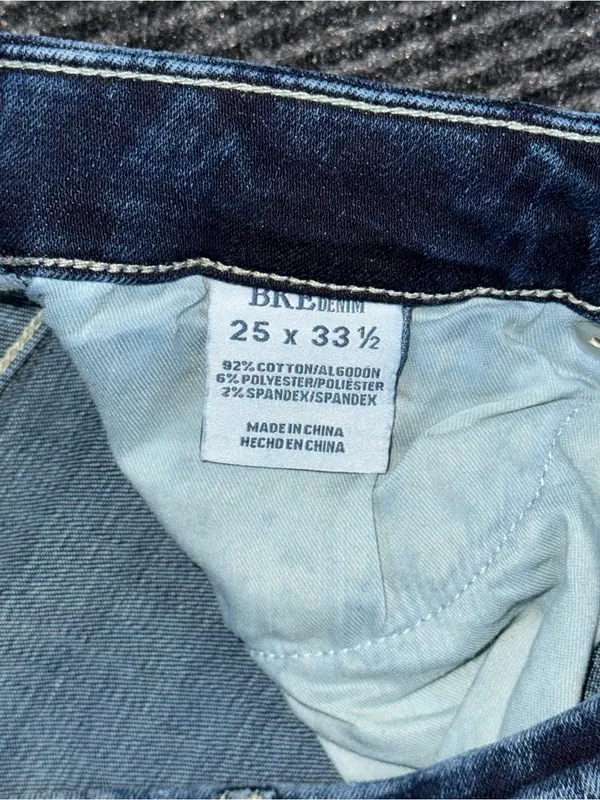 Buckle BKE Stella Slim Fit Low Rise Bootcut Stretch Jeans 25x33.5 LONG BGK815L - Image 9