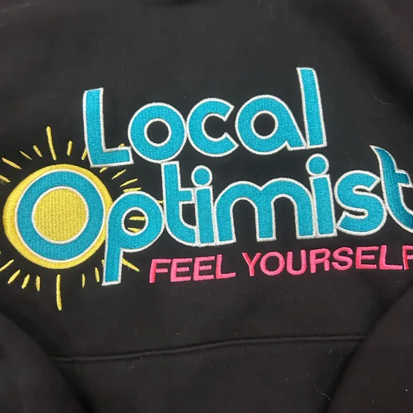 Madhappy Local Optimist Black Hoodie and sweatpants set - Image 9