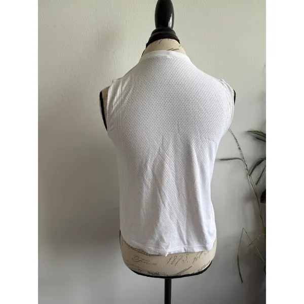 Lululemon White Sleeveless Top‎ Athletic Tank Athleisure Lightweight Women's - Image 3