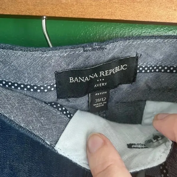 Banana Republic Avery Dress Pants Women Petite‎ Size 31 12 EUC - Image 3
