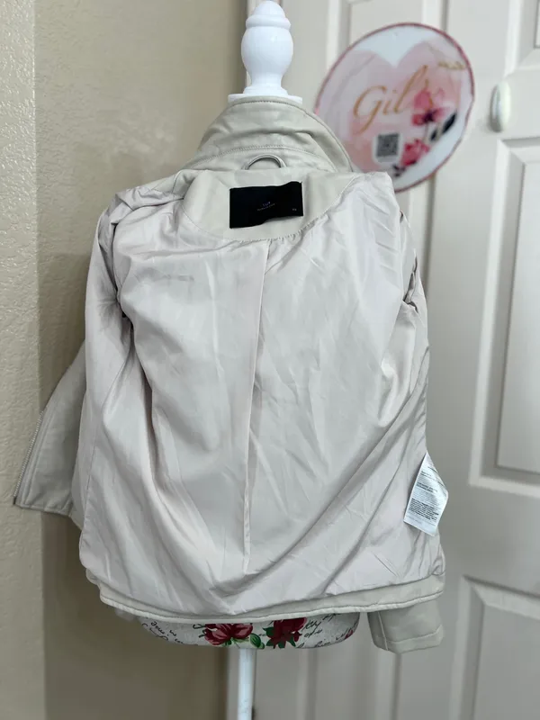 WB Melissa faux leather bicker jacket size Xs - Image 7