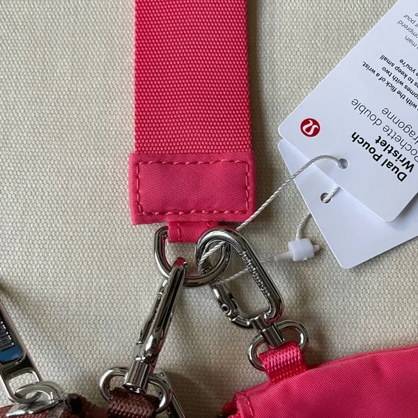 Lululemon Dual Pouch Wristlet - Ancient Copper/Glaze Pink - Image 13