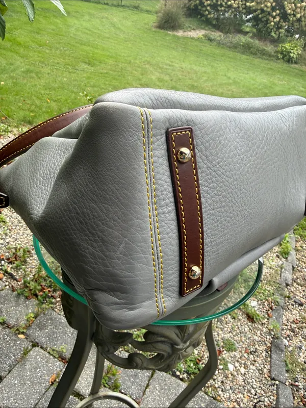 Dooney & Bourke Samba Leather Logo Lock Hobo Bag - Image 5