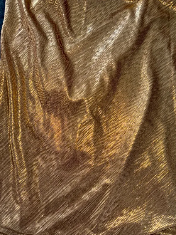 12th Tribe Gold Mini Dress - Image 5