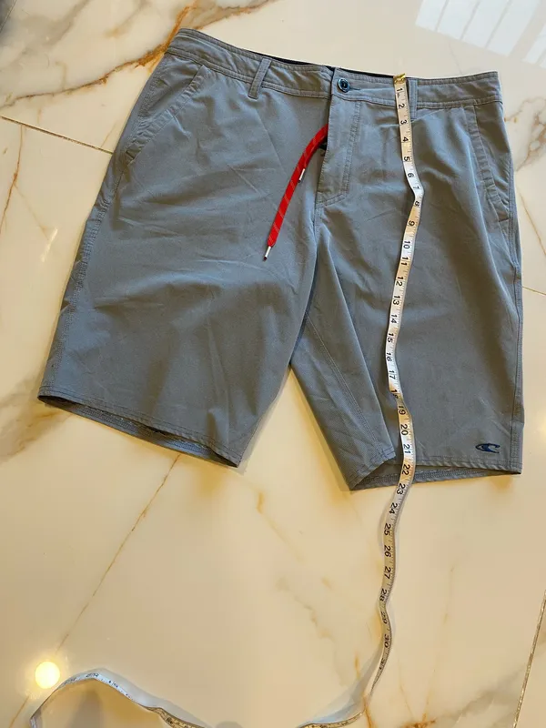 O'Neill Men's Light Blue Performance Flat-Front Shorts - Image 5