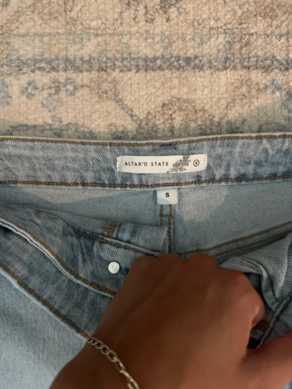 Altar'd State Shorts Jean - Image 3