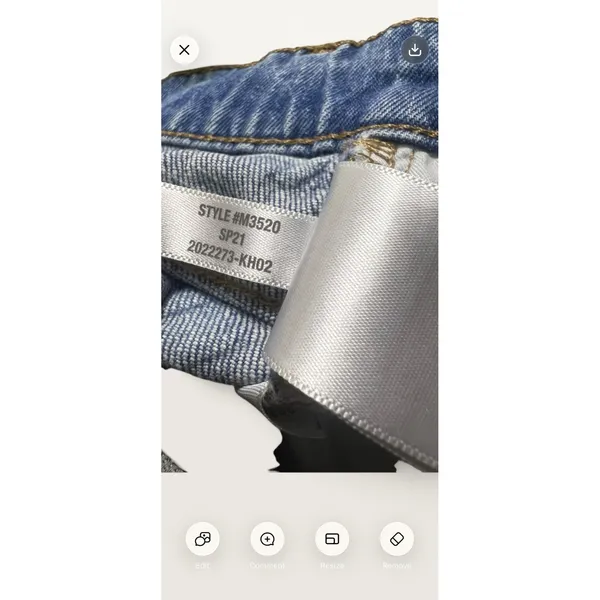 J.Crew Classic Straight Jeans Womens 26 Blue Denim High Rise 100% Cotton M3520 - Image 7