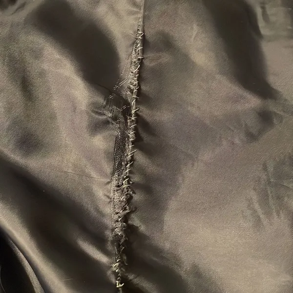 TALBOTS Boucle Wool Blend Coat Grey Faux Fur size Small Petite‎ - Image 12