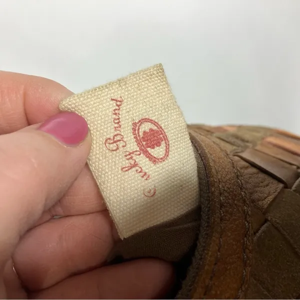 Vintage lucky brand woven leather crossbody bag small/med size‎ - Image 10