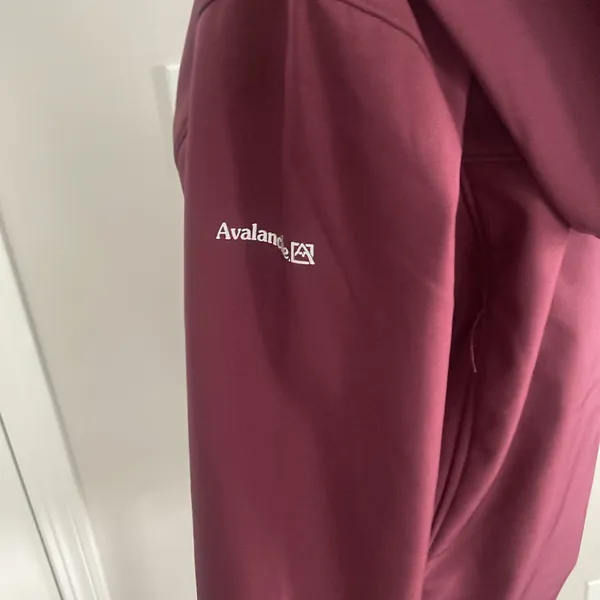 Avalanche burgundy Ski & Snow Jacket Lightweight Performance - Image 4