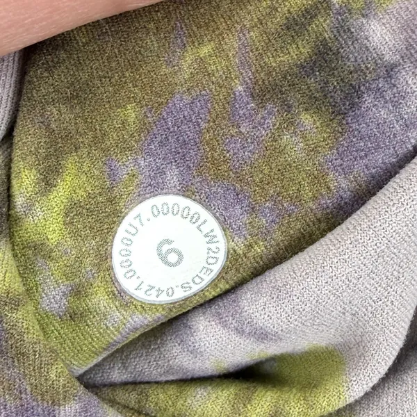 Lululemon Align Reversible Bra 6 Diamond Dye‎ Graphite Grey Bronze Green LW2DEDS - Image 7