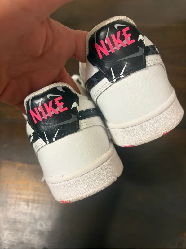 NEW Nike Court Vision Low Shoes Pink Swooshfetti DM8079 100 Women's Size 7.5 - Image 6