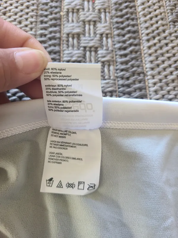 NWT Speedo Navy & White Bikini Bottoms Only MEDIUM - Image 5