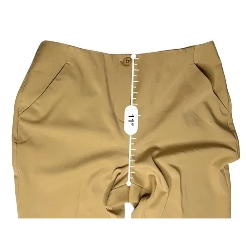 Worthington High Waisted Slim Ankle Petite Pants Tan Workwear Feminine 10P‎ NWT - Image 6