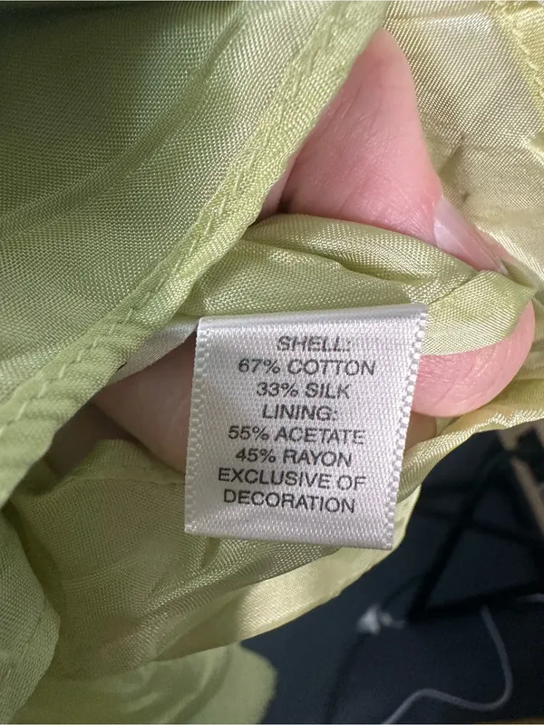 Ann Taylor Green Strapless Dress Size 4 EUC - Image 10