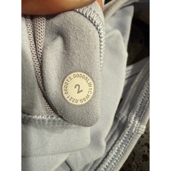 Lululemon Align Tank Top Light Blue Nulu Yoga‎ Crop Bra LW1CWBS Size 2 - Image 5
