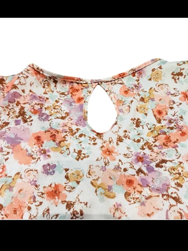 Maurices Women’s Sleeveless Tank Floral Pattern Blouse Size Medium - Image 7