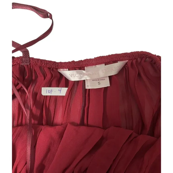 Victorias Secret Women Size Small Red Lingerie Intimate Sleepwear (10F-4P) - Image 7