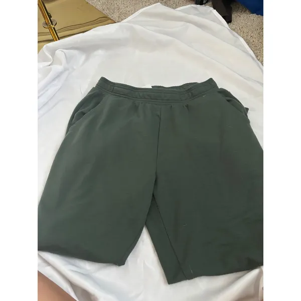 Eddie Bauer Lounge Womens Small Forest Green Jogger Sweatpants Soft Fleece Pants - Image 2