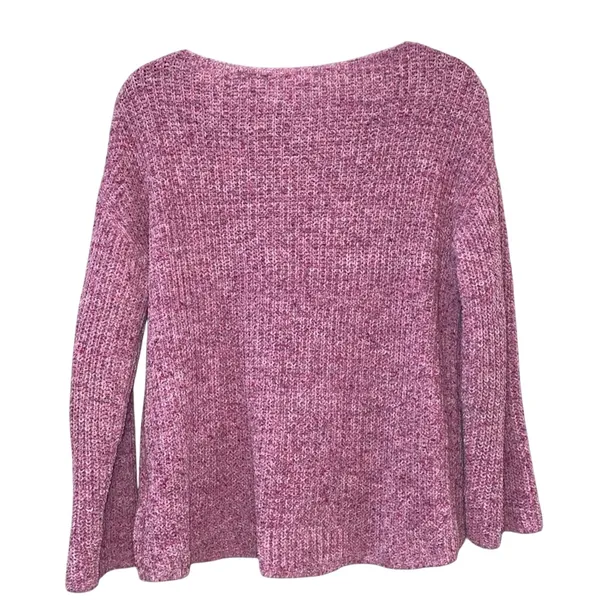 Gap Boatneck Sweater Small Pink Peony Knit Lightweight Long‎ Sleeve Pullover - Image 2