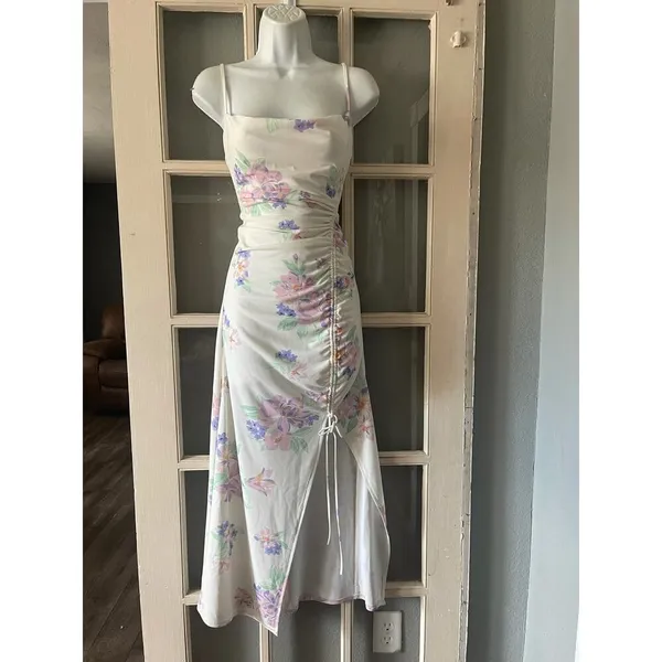 Zara Floral Ruched Dress‎ - Image 7