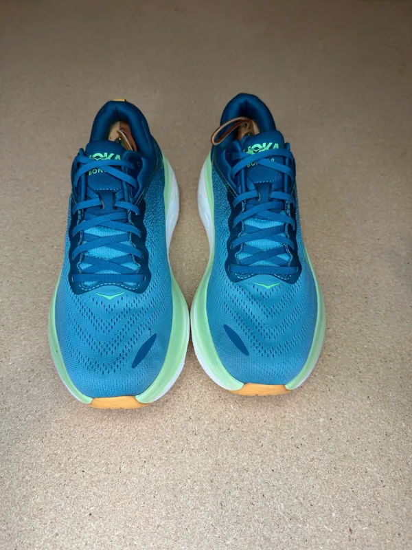 HOKA Bondi 8 Men’s 11D Deep Lagoon Ocean Mist Running Shoes 1123202-DLOM - Image 3