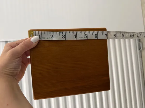 Wooden Jewelry or Keepsake Box in Warm Honey Brown‎ - Image 5
