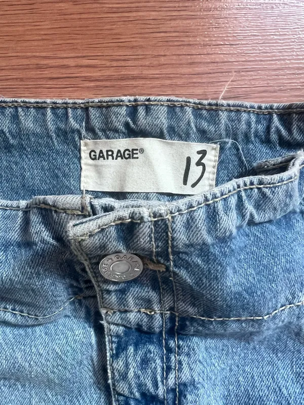 Garage Straight-leg Denim Blue Jeans - Image 6