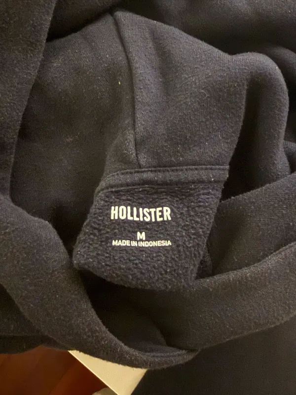 Hollister Navy Feel Good Oversized Hoodie - Image 2